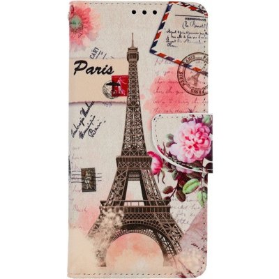 Pouzdro TopQ Samsung A13 knížkové Eiffelova věž – Zboží Mobilmania