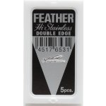 Feather Hi-Stainless Double Edge 5 ks – Zbozi.Blesk.cz