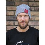 kulich s koženou nášivkou My Design světle šedý – Hledejceny.cz