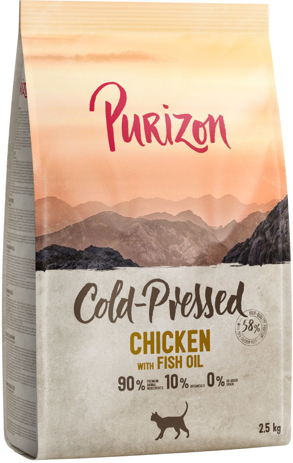Purizon Coldpressed kuřecí s rybím olejem 2 x 2,5 kg