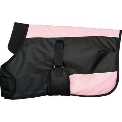 HH Nepromokavá hříběcí deka Two Tone černo růžová – Sleviste.cz