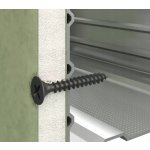 CROWNMAN Vruty do sádrokartonu černé 3,5x25mm PH2 fosfátované pro Regips 100ks CM-2151325-1 – Hledejceny.cz