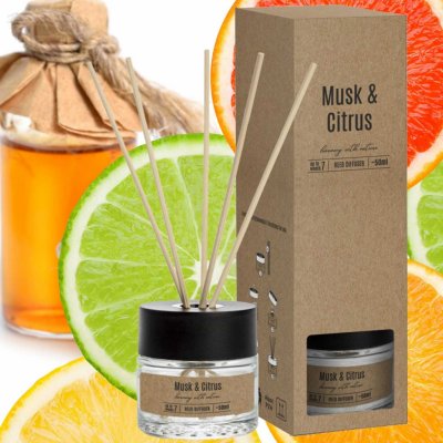 Bispol vonný difuzér Musk & Citrus 50 ml – Zboží Dáma