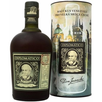 Diplomatico Reserva Exclusiva CZ Design 40% 0,7 l (tuba) – Hledejceny.cz