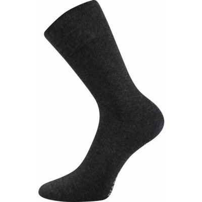 Lonka Diagram ponožky s volným lemem 3 páry antracit melé