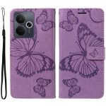 Big Butterfly knížkové pouzdro na Realme 14 5G/14T 5G - fialové – Zboží Živě