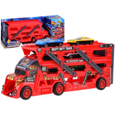 Majlo Toys Odtahové auto se 6 autíčky a skluzavkou Heavy Truck – Zbozi.Blesk.cz