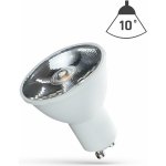 Spectrum LED žárovka GU10 230V 6W teplá bílá s čočkou, WOJ14103 – Hledejceny.cz