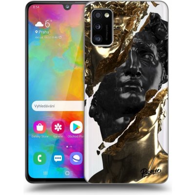 Pouzdro Picasee silikonové Samsung Galaxy A41 A415F - Black Gold čiré – Zbozi.Blesk.cz