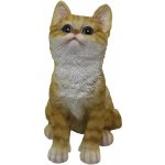 Sunny Garden Dekorativní figurka sedicí kotě různé druhy 20 cm, 1 ks – Hledejceny.cz