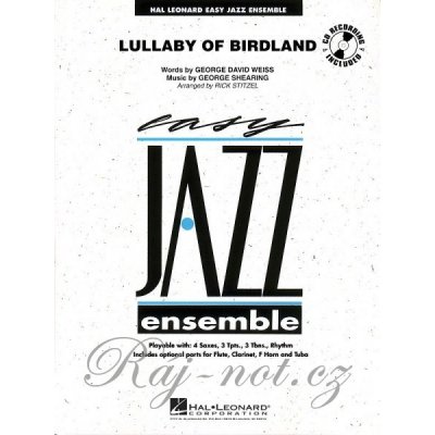 LULLABY OF BIRDLAND easy jazz ensemble / partitura + party – Zbozi.Blesk.cz