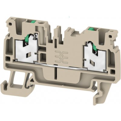 WEIDMÜLLER Svorka S2C 2.5 mm² 800 V, 24 A, průchozí, SNAP IN, počet připojení 2, tmavě béžová 2674530000 – Hledejceny.cz