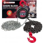 FORCEKRAFT FORCEKRAFT Ruční řetězový kladkostroj 1,5 t, zdvih 3 m – Zboží Mobilmania