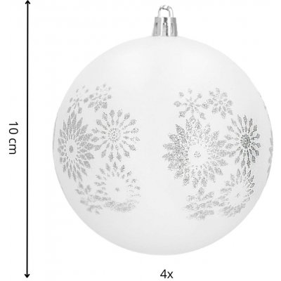 Springos CA1429 VÁNOČNÍ KOULE 10 CM 4 KS. – Hledejceny.cz