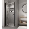 Sprchové kouty ROSS MISTRAL black 95 - zalamovací sprchové dveře do niky 91-96 cm