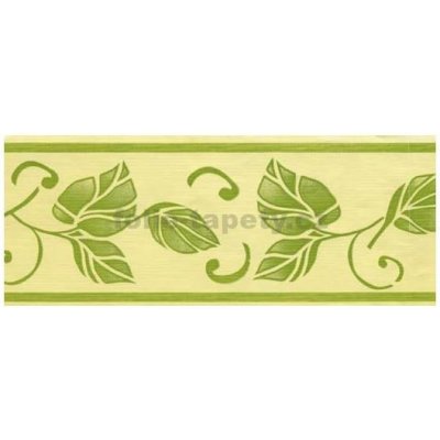 A&D Foils Deco fix GmbH Bordura samolepící Listy zelené - šířka 7,8cm x délka 5m – Zboží Dáma