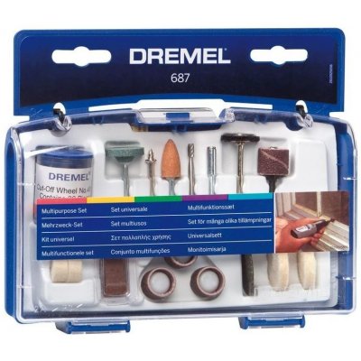 Dremel Univerzální sada (687) 52 ks příslušenství 26150687JA – Zbozi.Blesk.cz