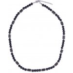 Marc Malone Pánský korálkový náhrdelník s lávovým kamenem MCGN5077 – Zboží Dáma