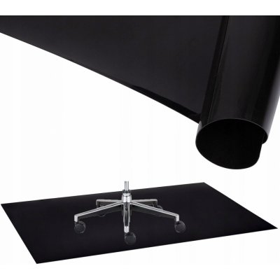 SPRINGOS Podložka 120 x 90 cm extra silná pod židli / na stůl černá – Sleviste.cz