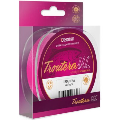 Delphin TROUTERA růžová 130m 0,065mm 2,5kg – Zboží Dáma