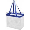 Nákupní taška a košík Průhledná taška Hampton PVC plast královská modrá / transparentní