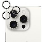Epico ochranná sklíčka na čočky iPhone 15 Pro / 15 Pro Max, bílý titan 81312152100001 – Zboží Živě