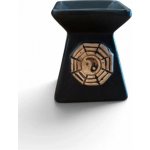 Aroma Tmavá Aroma Lampa Yin Yang hranatá na vonné Oleje a Vosky – Sleviste.cz