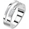 Prsteny Mabell Dámský prsten z chirurgické oceli GENESIS CZ221R M7745S 6C45
