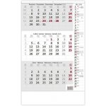 Nástěnný Helma Tříměsíční šedý s poznámkami 2026 – Sleviste.cz