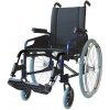 Invalidní vozík PLURIEL Invalidní vozík odlehčený pro amputáře modrá metalíza, šířka sedu 51cm, zesílený