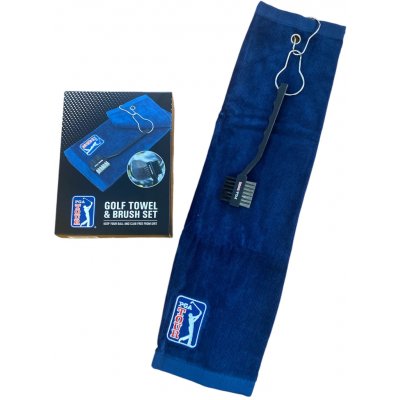 PGA Tour Towel Brush Set ručník + kartáček – Zboží Dáma