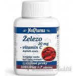MedPharma Železo 20 mg+Vitamín C 37 tablet – Hledejceny.cz