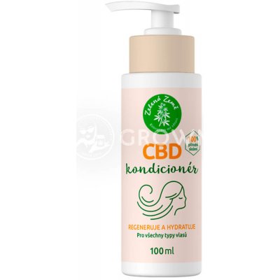 Zelená Země CBD kondicionér 100 ml – Zboží Dáma