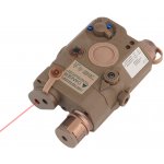 Imperator Tactical AN/PEQ-15-B LED svítilna a červený IR laser TAN – Hledejceny.cz