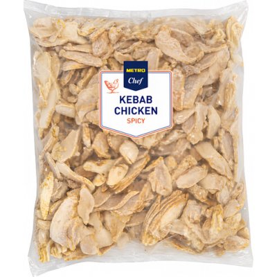 METRO Chef Kebab z kuřecí nohy pikantní mražený 2,5 kg – Zboží Dáma