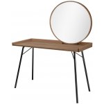 Woodman Toaletní stolek v ořechovém dekoru Woodman Rayburn hnědá – Zboží Dáma