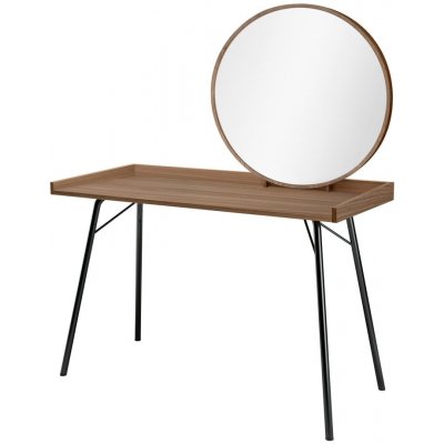 Woodman Toaletní stolek v ořechovém dekoru Woodman Rayburn hnědá – Zboží Dáma