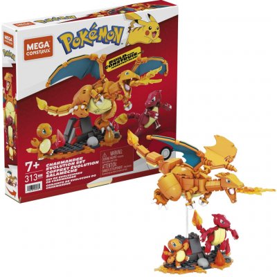 Mattel Pokémon Mega Construx - Charmander Evolution Set – Zboží Mobilmania