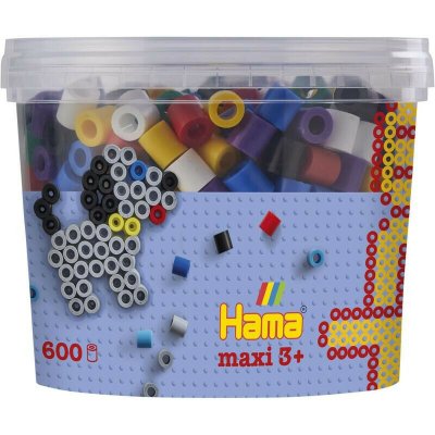 HAMA Maxi Mix zažehlovací korálky barevné 600 ks – Hledejceny.cz