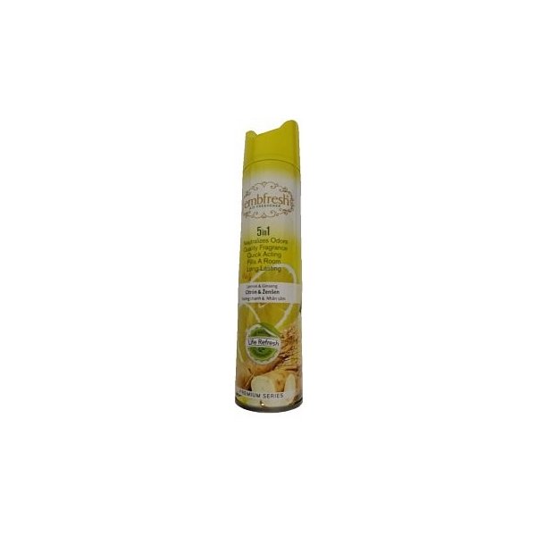 Osvěžovač vzduchu EMBFRESH Osvěžovač vzduchu 5v1 Citron & Ženšen 240 ml