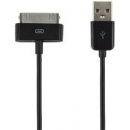4World 07932 Kabel USB 2.0 iPad / iPhone / iPod přenos dat/nabíjení, 1m, černý