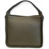 Kabelka Vera Pelle luxusní dámská kožená kabelka do ruky khaki zelená 2155 dk d28 velka