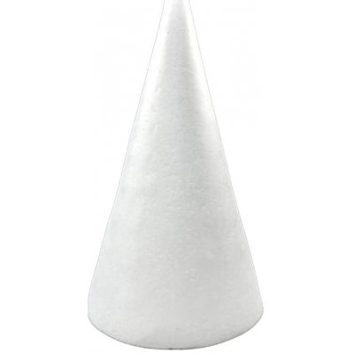 Pro Háčkování Polystyrenový kužel 8 x 15 cm – Sleviste.cz