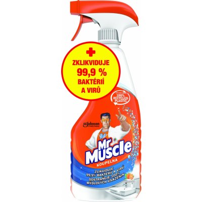 Mr. Muscle Koupelna Mandarinka čistící prostředek rozprašovač 500 ml – Hledejceny.cz