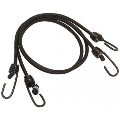 MIL-TEC Šňůra elastická s háčky "Gumicuk" - 1 pár Black – Hledejceny.cz