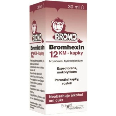 Bromhexin 12 KM-kapky por.gtt.sol.30 ml