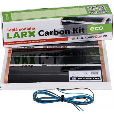 LARX Carbon Kit eco 200 W, topná fólie pro svépomocnou instalaci, délka 4,0 m, šířka 0,5 m – Zboží Mobilmania