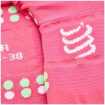 Compressport Pro Racing Socks v4.0 Run Low Hot Pink/Summer Green – Sleviste.cz