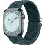 BStrap Elastic Nylon řemínek na Apple Watch 42/44/45mm, rainforest green SAP013C50