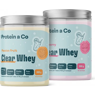 ProteinaCo Clear Whey Protein Isolate 600 g – Zboží Dáma
